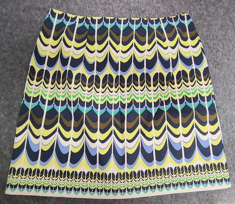 Talbots Women's Bold Geometric Skirt - Size 10